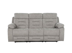 Wilbur Three Seat Sofa with Manual Recline | Fabric Upholstery | Pocket Sprung Comfort