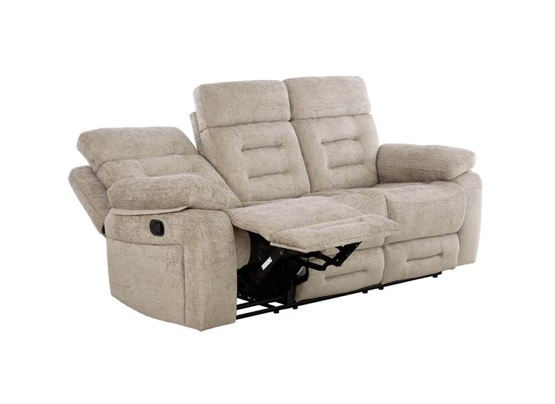 Wilbur Three Seat Sofa with Manual Recline | Fabric Upholstery | Pocket Sprung Comfort