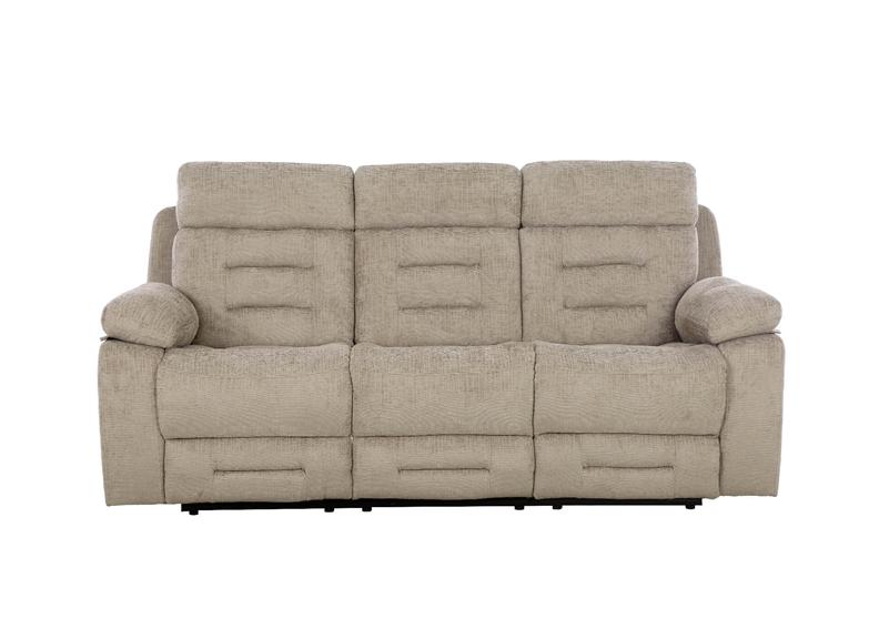 Wilbur Three Seat Sofa with Manual Recline | Fabric Upholstery | Pocket Sprung Comfort