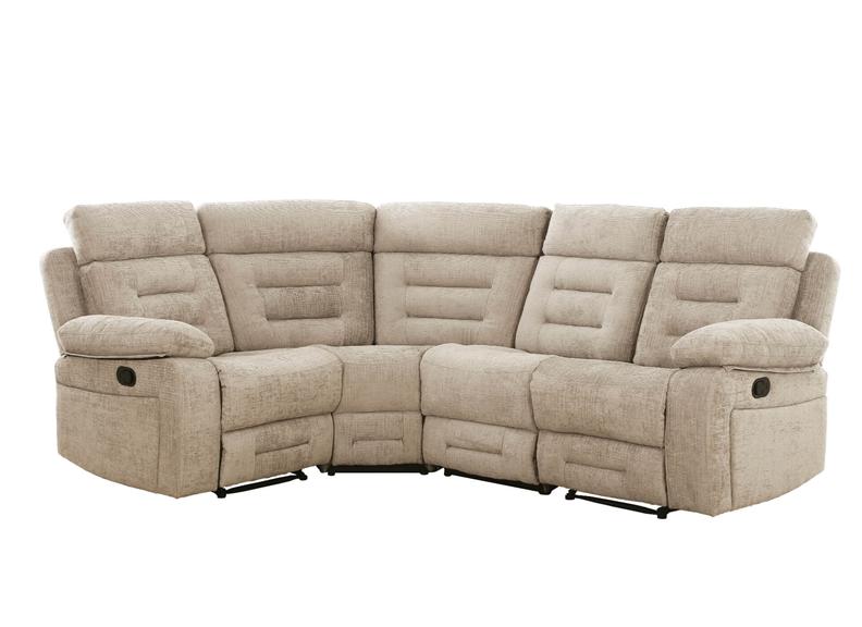 Wilbur Corner Group with Manual Recline | Fabric Upholstery | Pocket Sprung Comfort