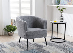 Wendy Boucle Chair - grey - 2