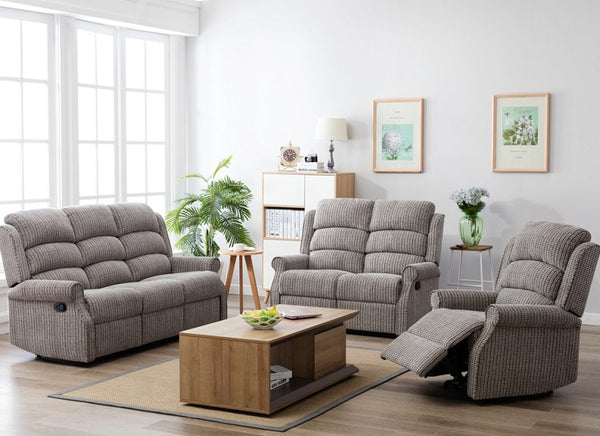 Monza manual reclining sofa deals and loveseat set