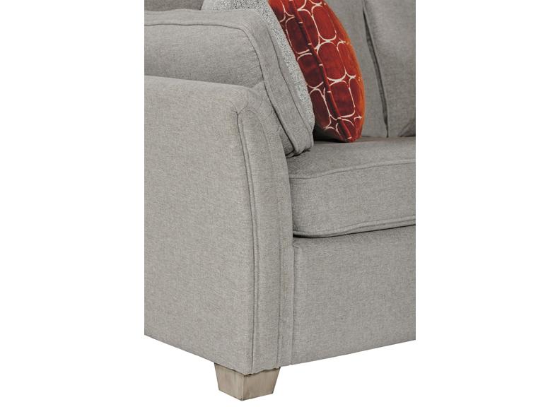 Winnie Static Three Seat Sofas – Fabric Upholstery with Bolster Cushions Included