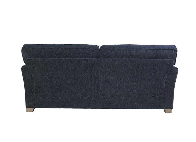 Winnie Static Three Seat Sofas – Fabric Upholstery with Bolster Cushions Included