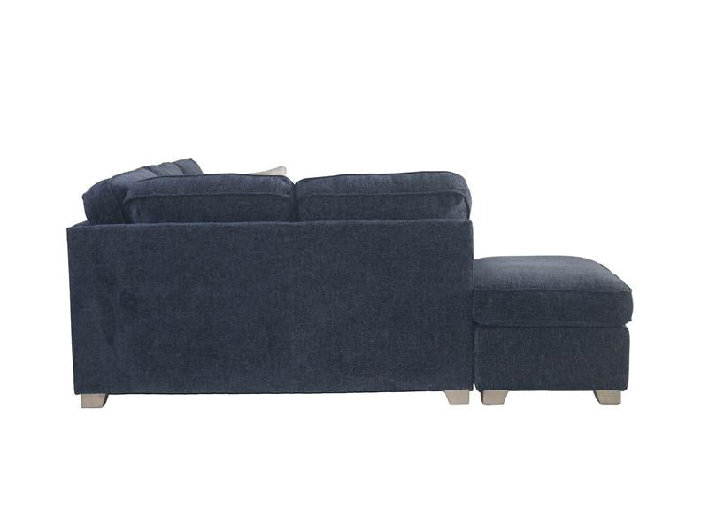 Winnie Navy Corner Sofa - rear