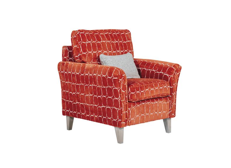 Winnie Rust accent Chair - 1