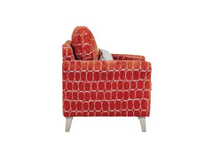 Winnie Rust Accent Chair - side