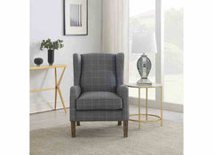 Lawson Grey Woodside Armchair - front