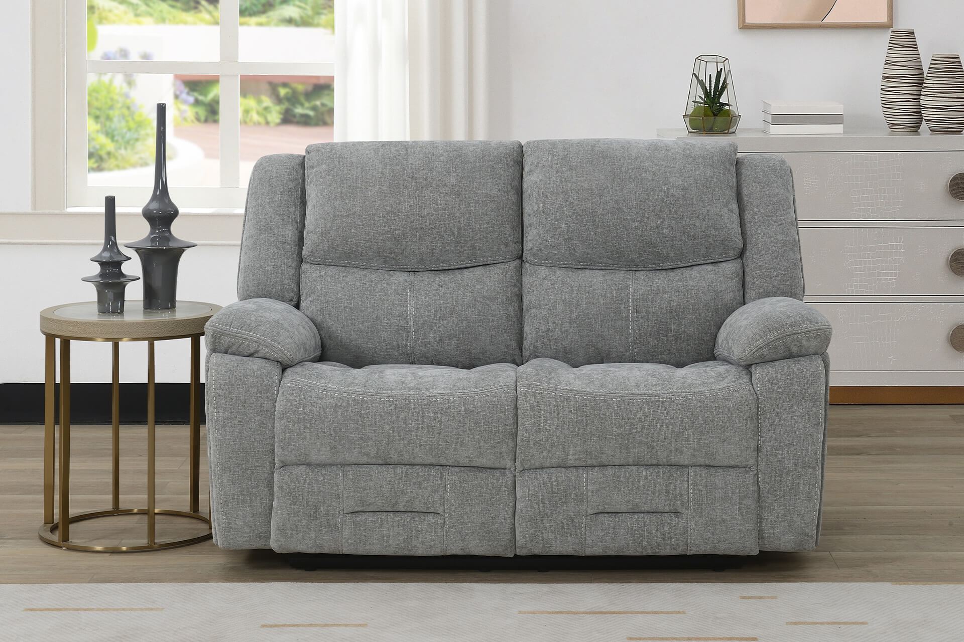 Weston Fabric Manual Reclining 2RR Sofas – Premium Comfort Recliner for Modern Homes