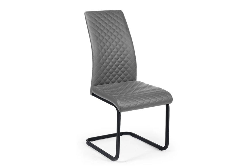 Xavier Grey PU Dining Chair