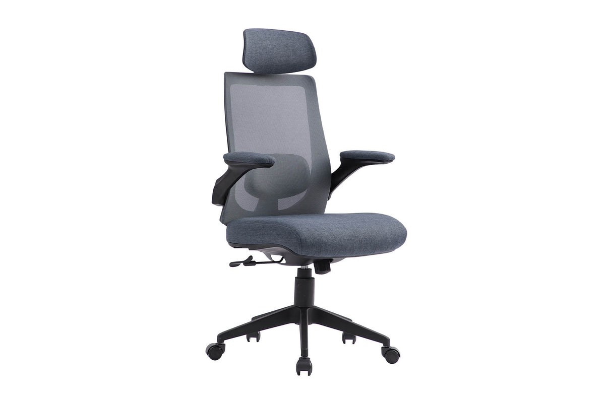 Zeke Grey Home Office Chair - 1
