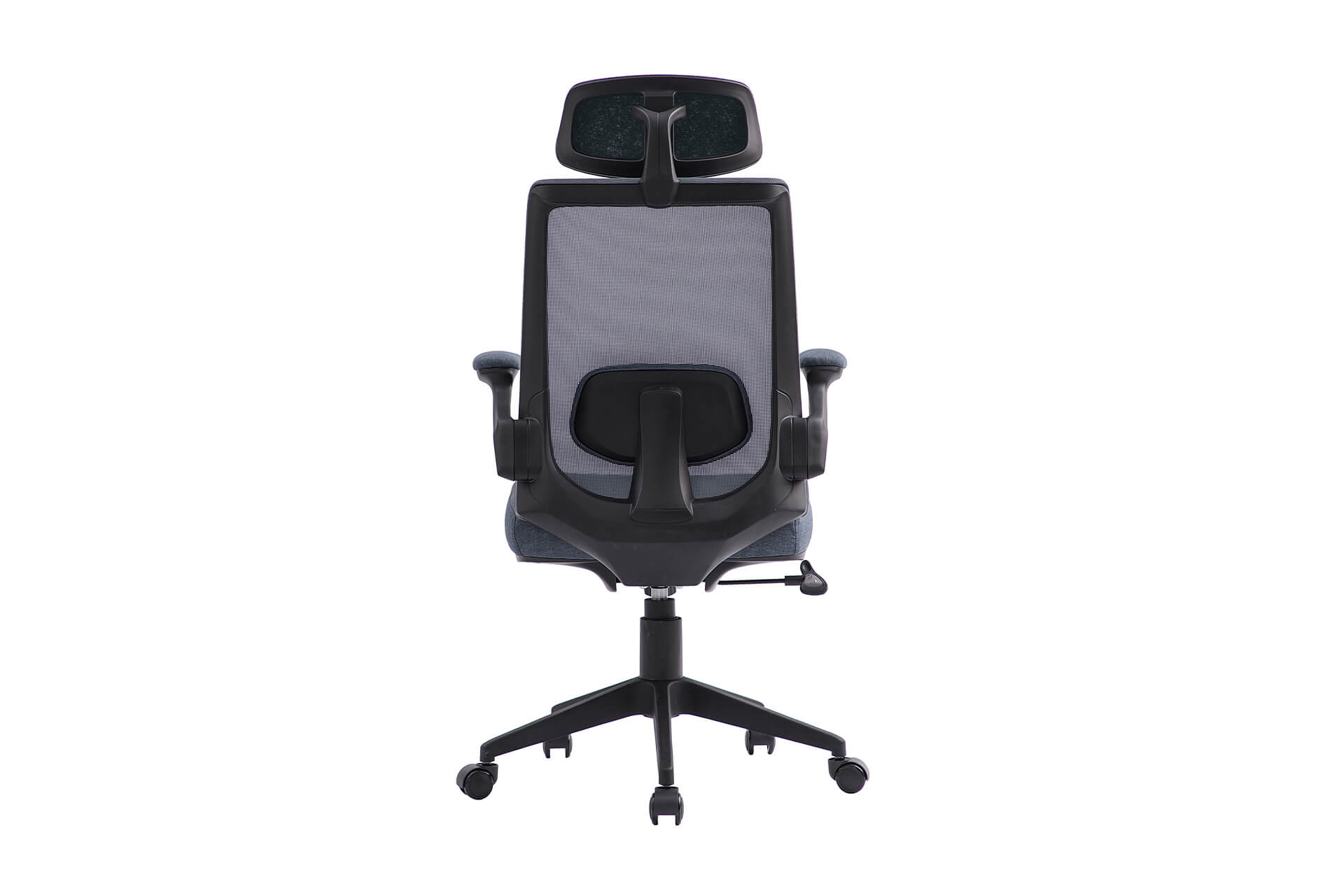 Zeke Grey Home Office Chair - rear