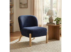Alana Denim Chair - room