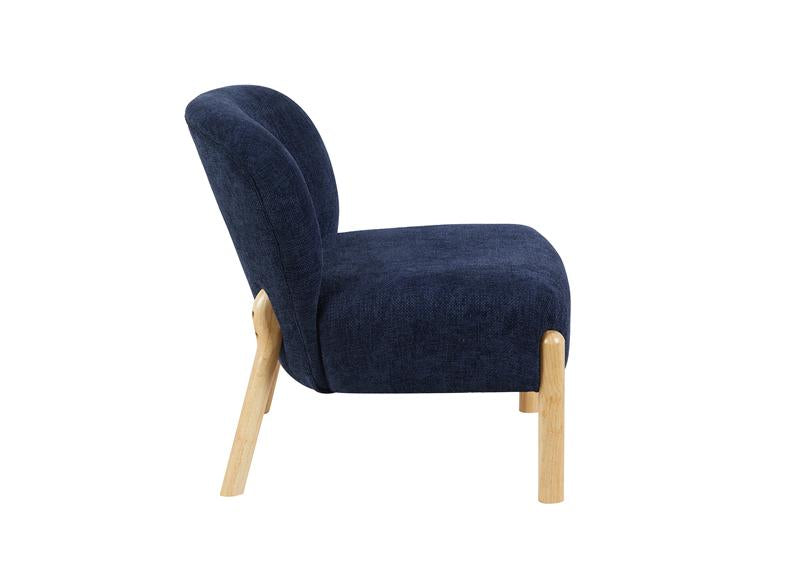Alana Denim Chair - side