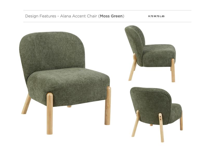 Alana Moss Green Chairs