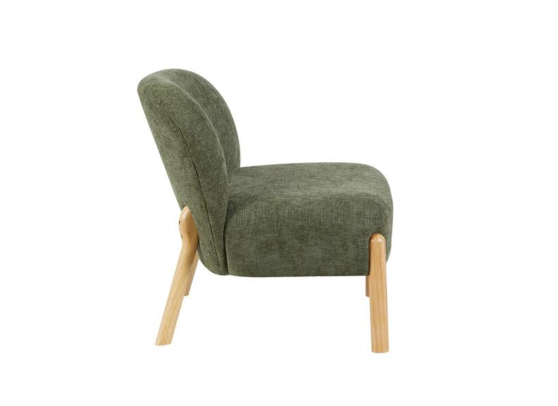 Alana Moss Green Chair - side