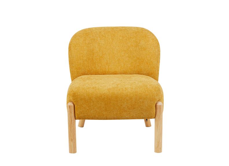 Alana Ochre Chair - front