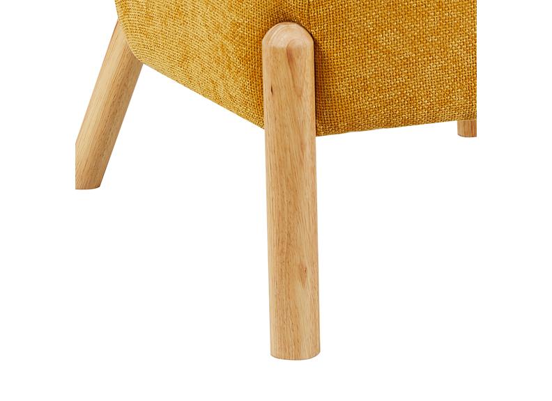 Alana Ochre Chair - leg