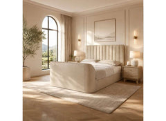 Alana Velvet TV Storage Bed (Pre-Order Only)
