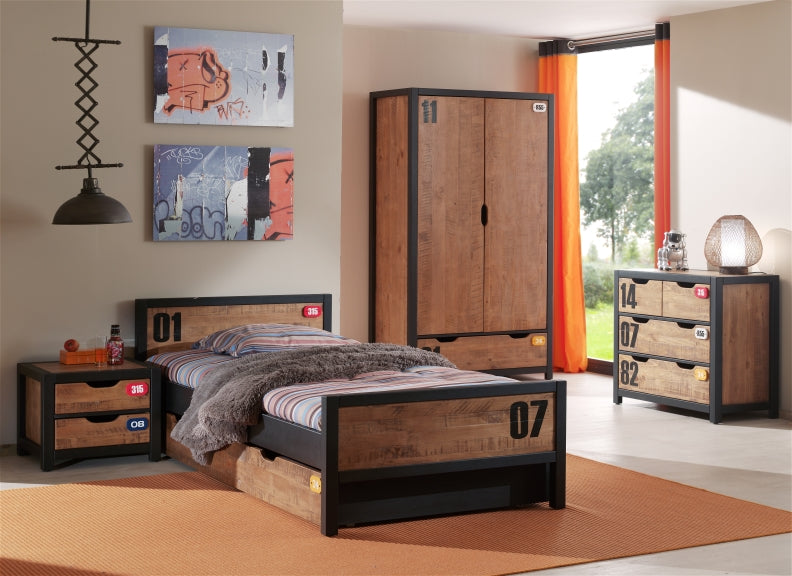 Alex Bed With Drawer Bedroom