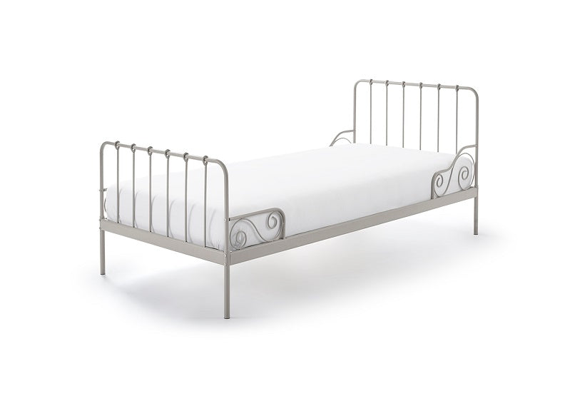 Alice Grey Metal Bed