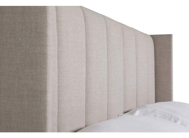 Allegra Cashmere Bed - headboard