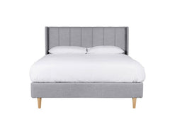 Allegra Grey Bed - front