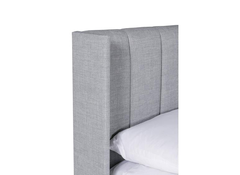 Allegra Grey Bed - headboard