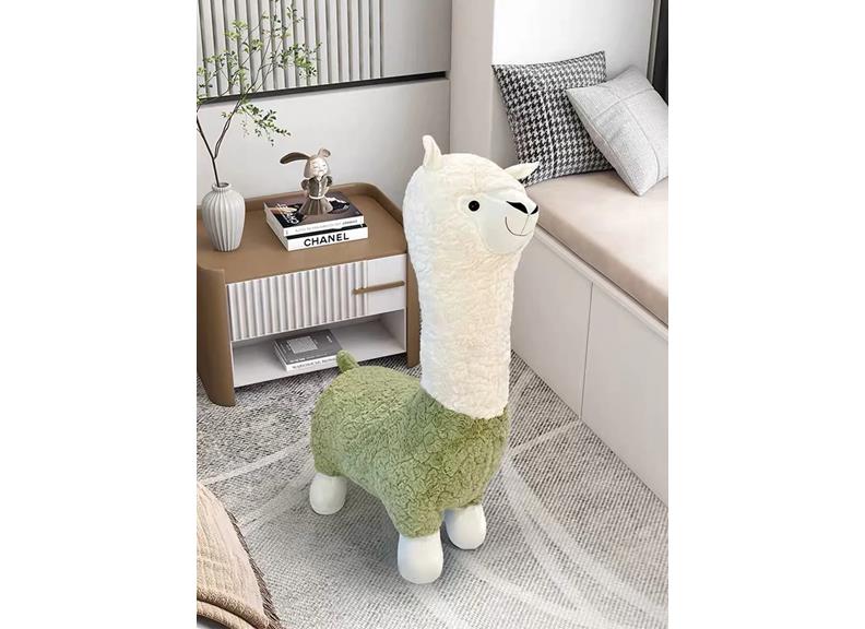 Alpaca Child's Toy Chair - green