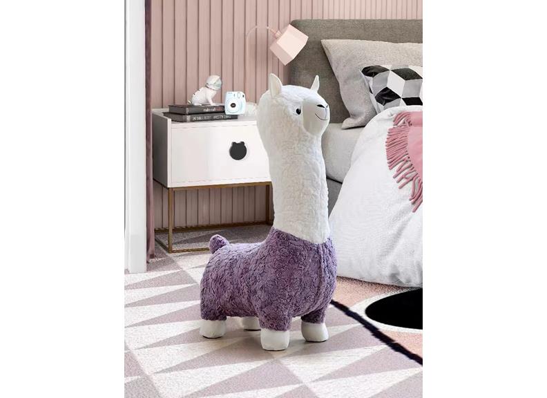 Alpaca Child's Toy Chair - purple