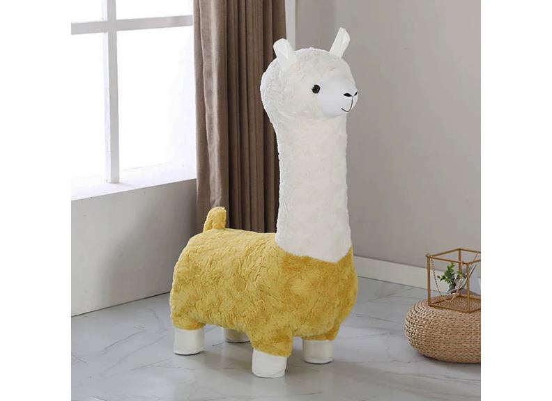 Alpaca Child's Toy Chair - yellow