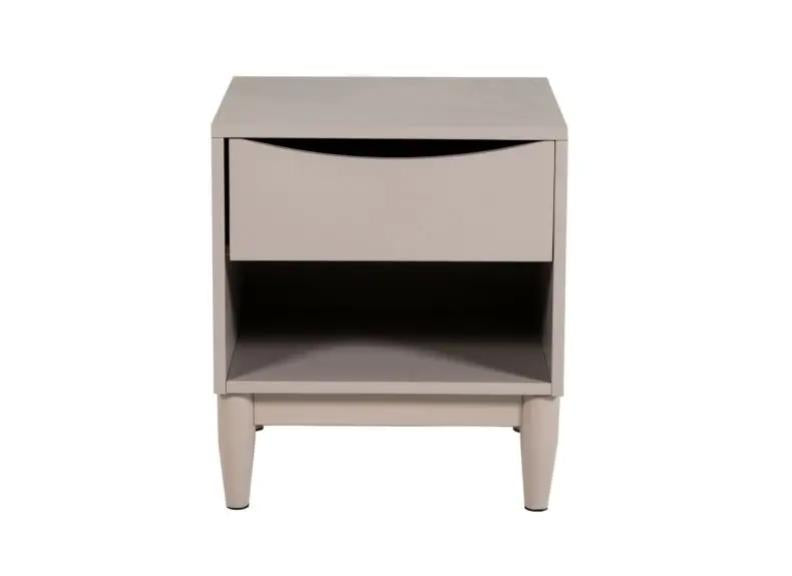 Alesta Grey Bedside - front