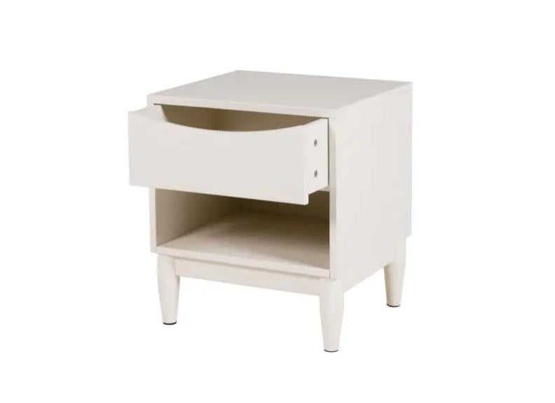 Alesta White Bedside - open