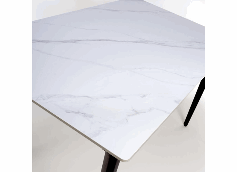 Amalfi White Table - top