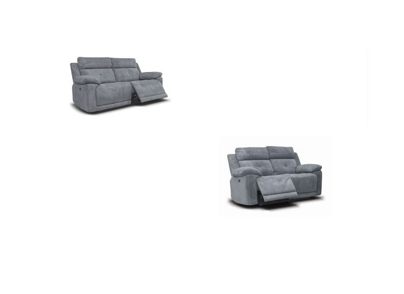 Ancona Pebble  Grey 3RR+2RR Sofas