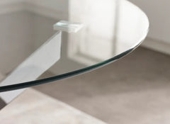 Anderson Round Glass Dining Table