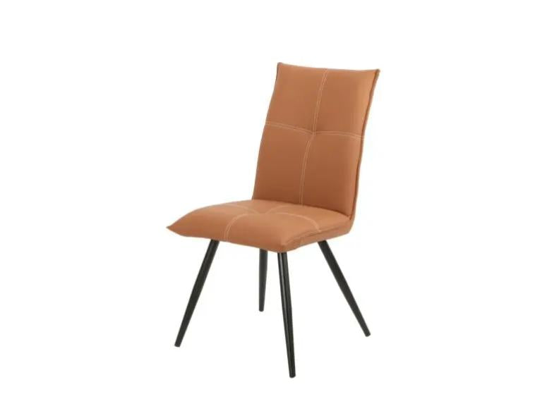 Anya Cognac(Salmon) Dining Chair - 1