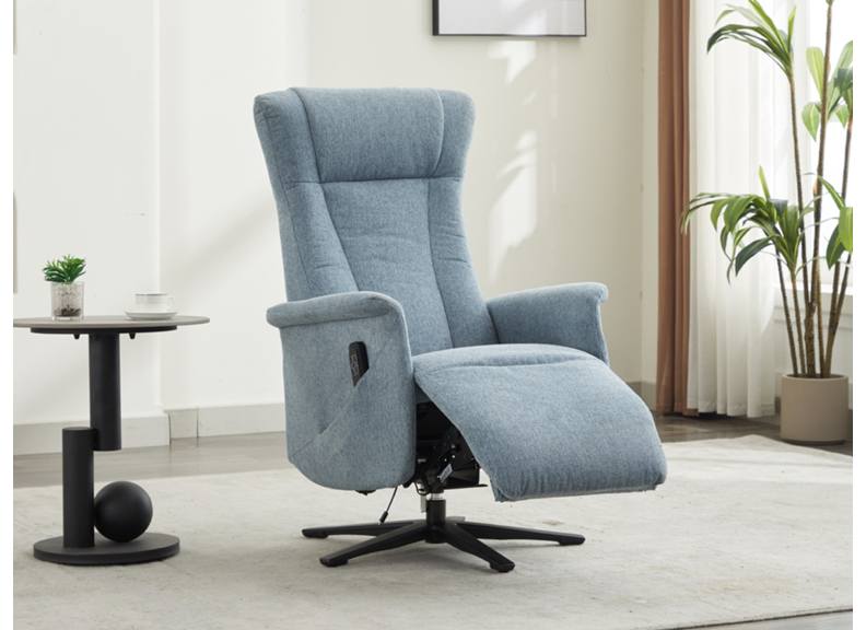 Apero Powered Ice Blue Armchair - 2