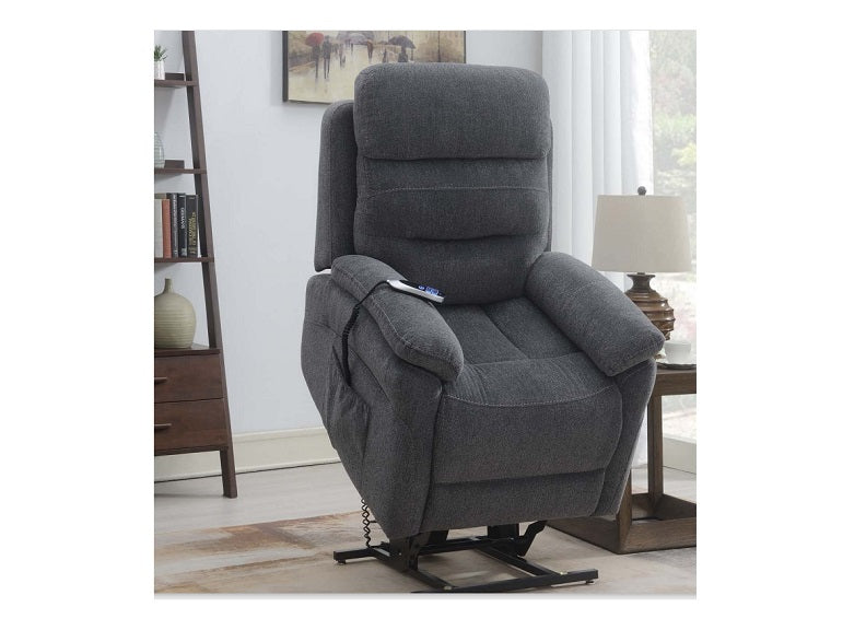 Arianna Dark Grey Fabric L & R Chair