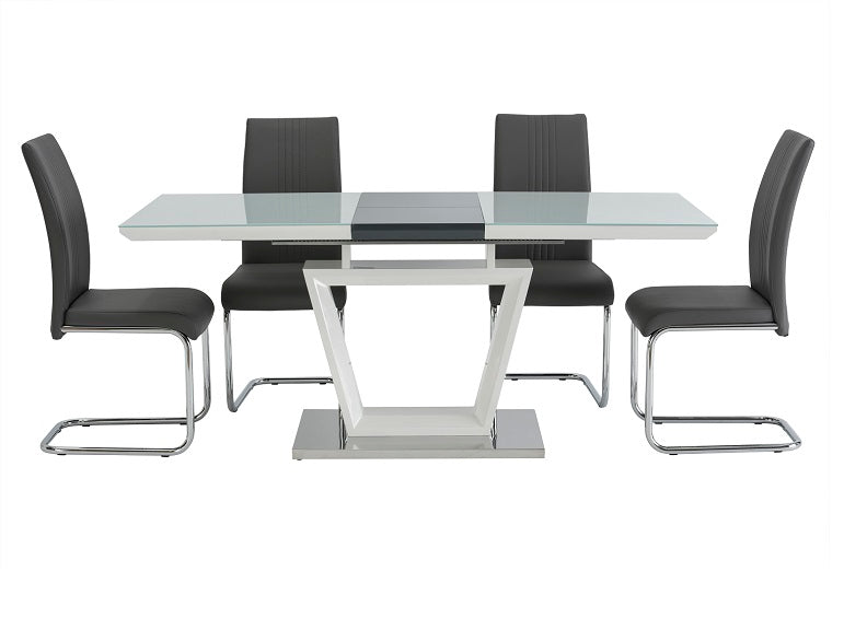 Arlington Table W/Monaco Grey Chairs