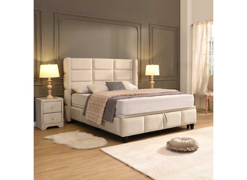Armagh Ottoman Bed with Spacious Storage Compartment – Modern Lift-Up Fabric Storage Bed Frame