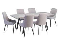 Athens Extending Table W/Palermo Dining Chairs