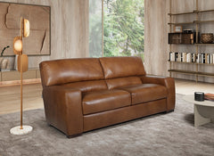 Aurora Leather Sofa - room