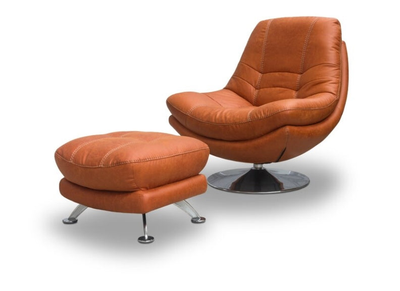 Axis Pumpkin Chair W/Footstool