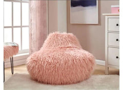 Faux Sheepskin Pink