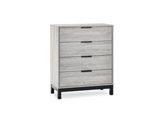 Bali Grey Oak Four Drawer Chest - 1