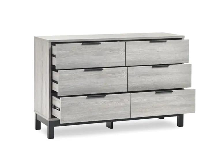 Bali Grey Oak Wide Chest - open