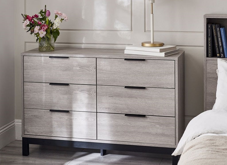 Bali Grey Oak Wide Chest - room