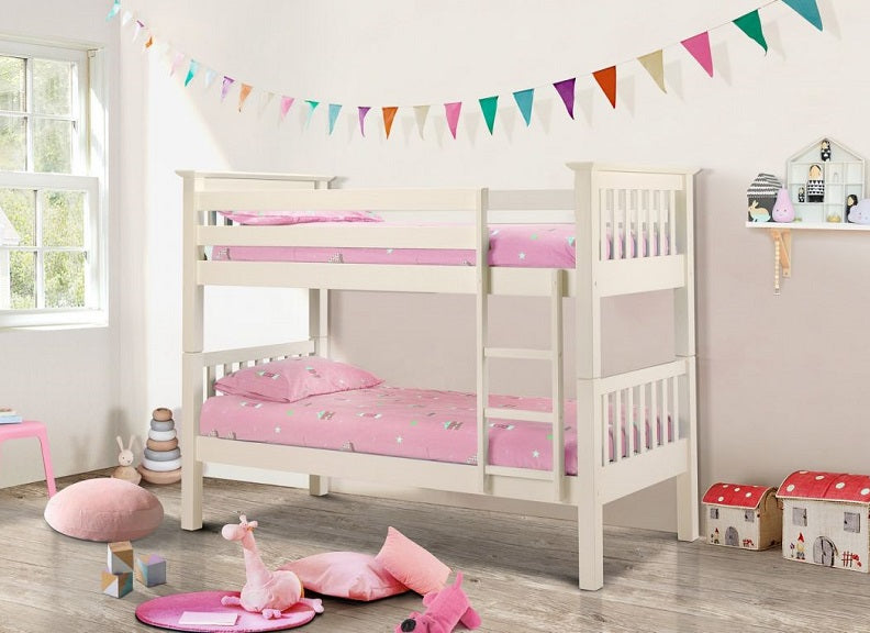 Barcelona Stone White Bunk Bed - Room