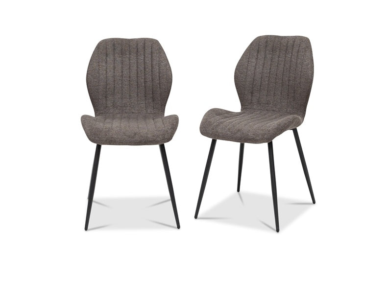 Bardo Grey Fabric Dining Chair – Charcoal Fabric Dining Chair